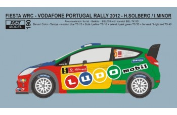 Decal – Ford Fiesta WRC - Rallye Portugal 2011 – Solberg H.